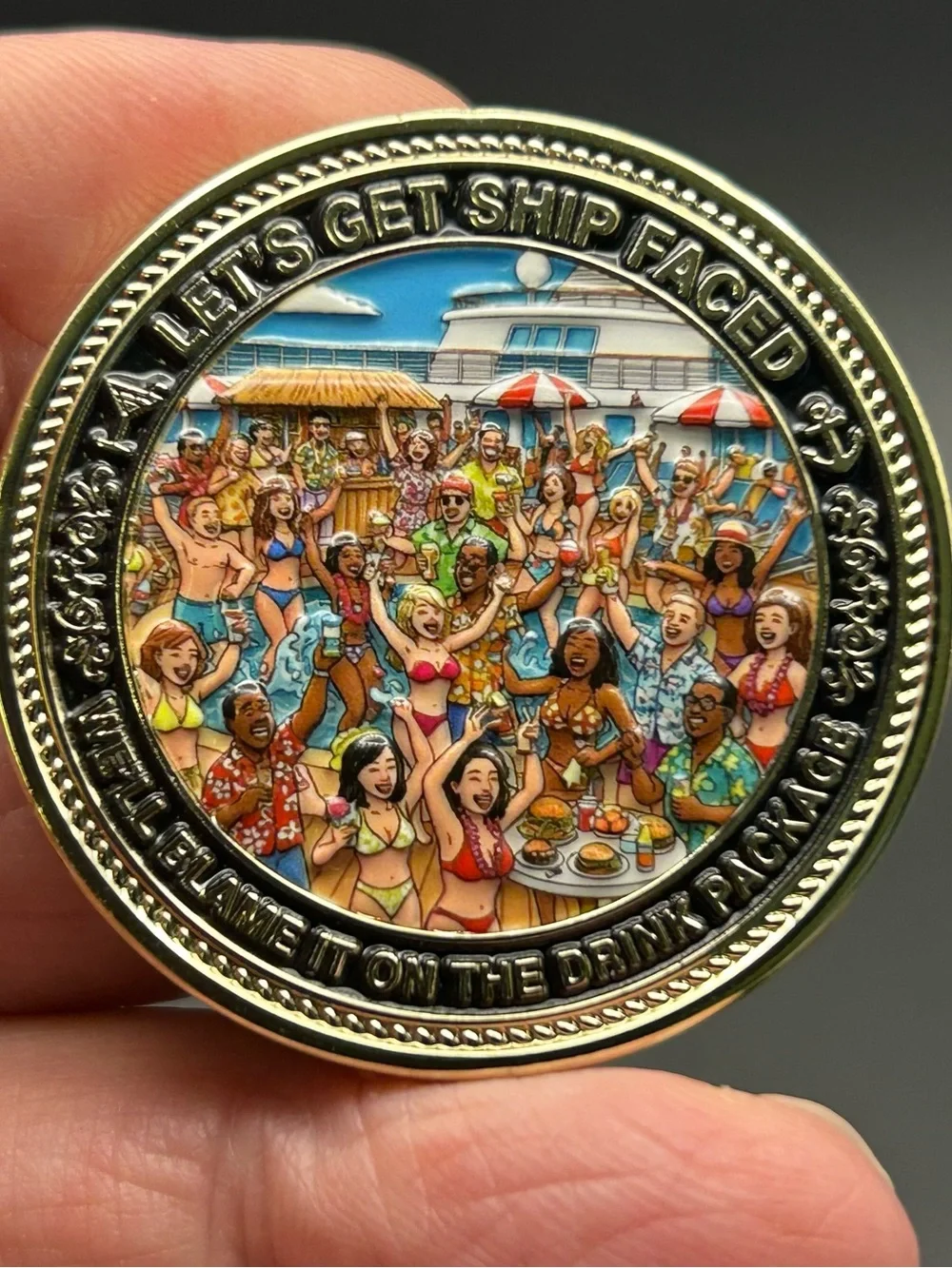Cruising with our squad gift challenge coin-Cruise Lovers Collection NEW!